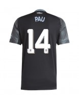 Aston Villa Pau Torres #14 Vieraspaita 2025-26 Lyhythihainen